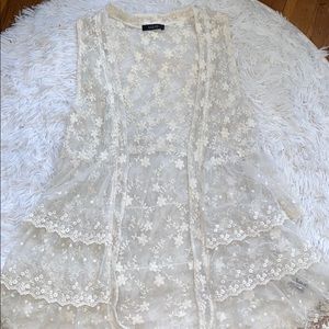 Lace vest